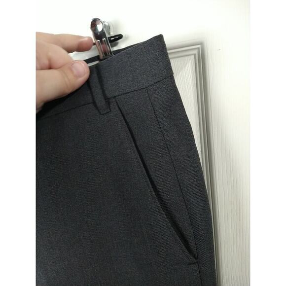 Tailored Classics By Levi Strauss Men 40x30 Pants Dark Grey Flat Front - Picture 6 of 10